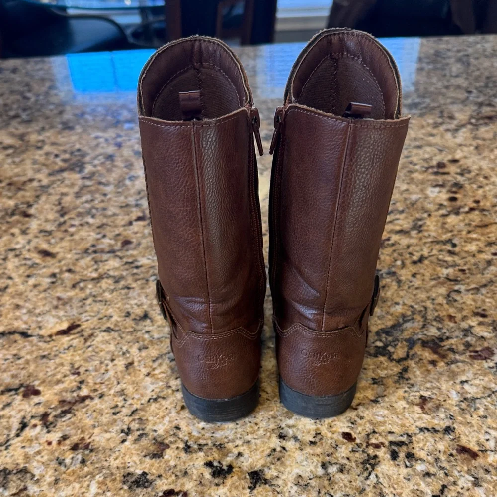 OshKosh B'gosh Brown Leather Footwear - Picture 4 of 7